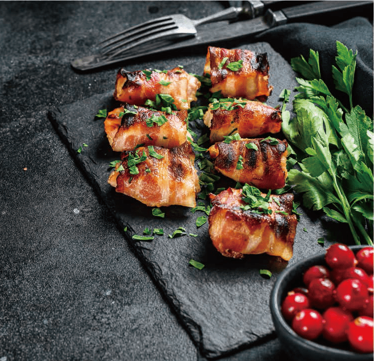 Epeios Recipe | Bacon Vegetable Roulade - EPEIOS