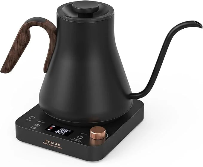 Gooseneck Electric Kettle — Matte Black