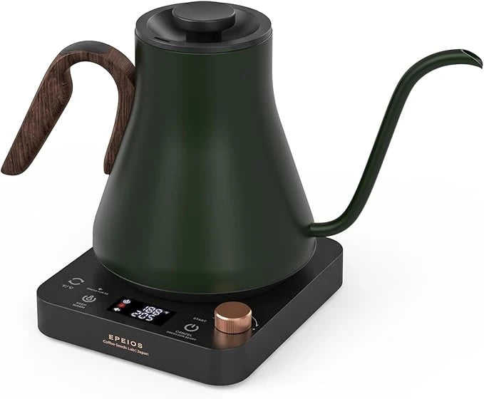 Gooseneck Electric Kettle — Green