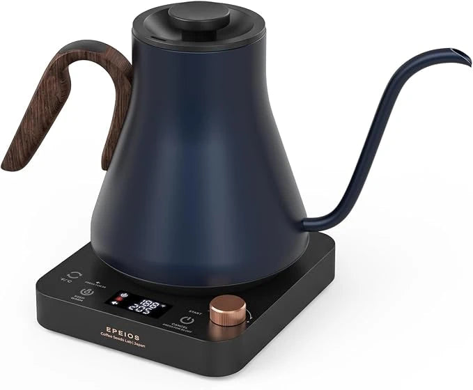 Gooseneck Electric Kettle — Navy Blue